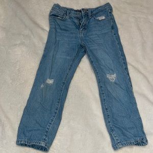 Old Navy Slouchy Straight Jeans with adjustable waist. Size 5T.